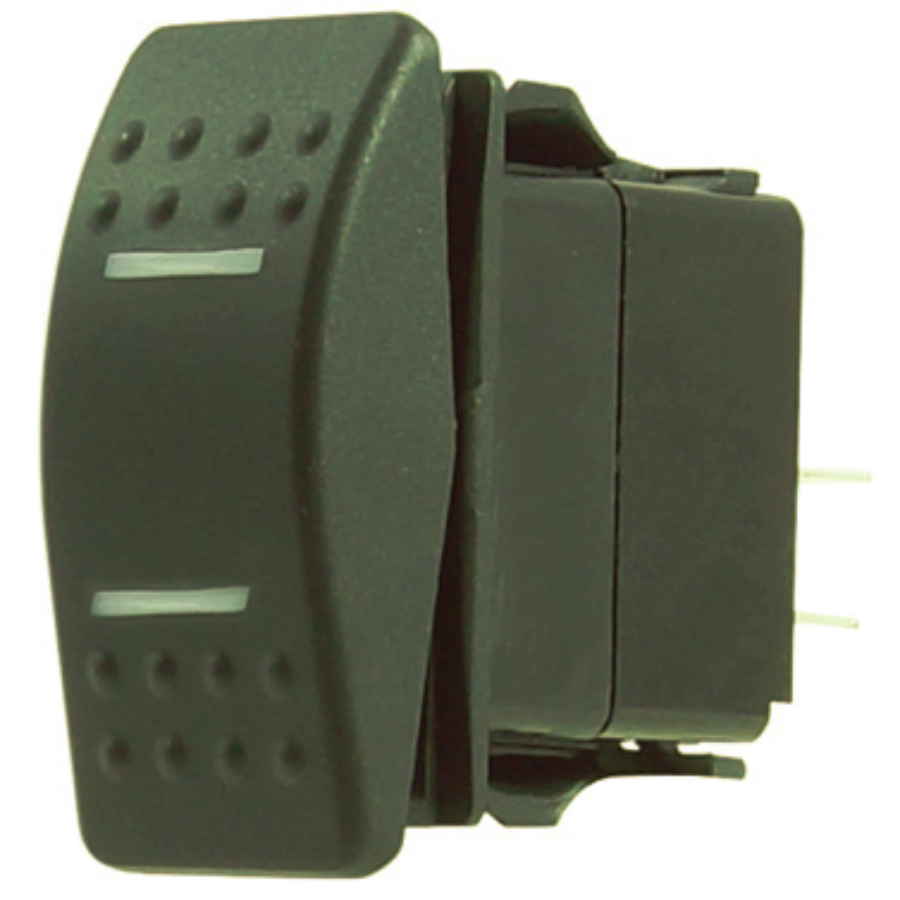 Rocker Switch (Double) - Double Illuminated IP67 Rocker Switch on-off -on (with actuator)