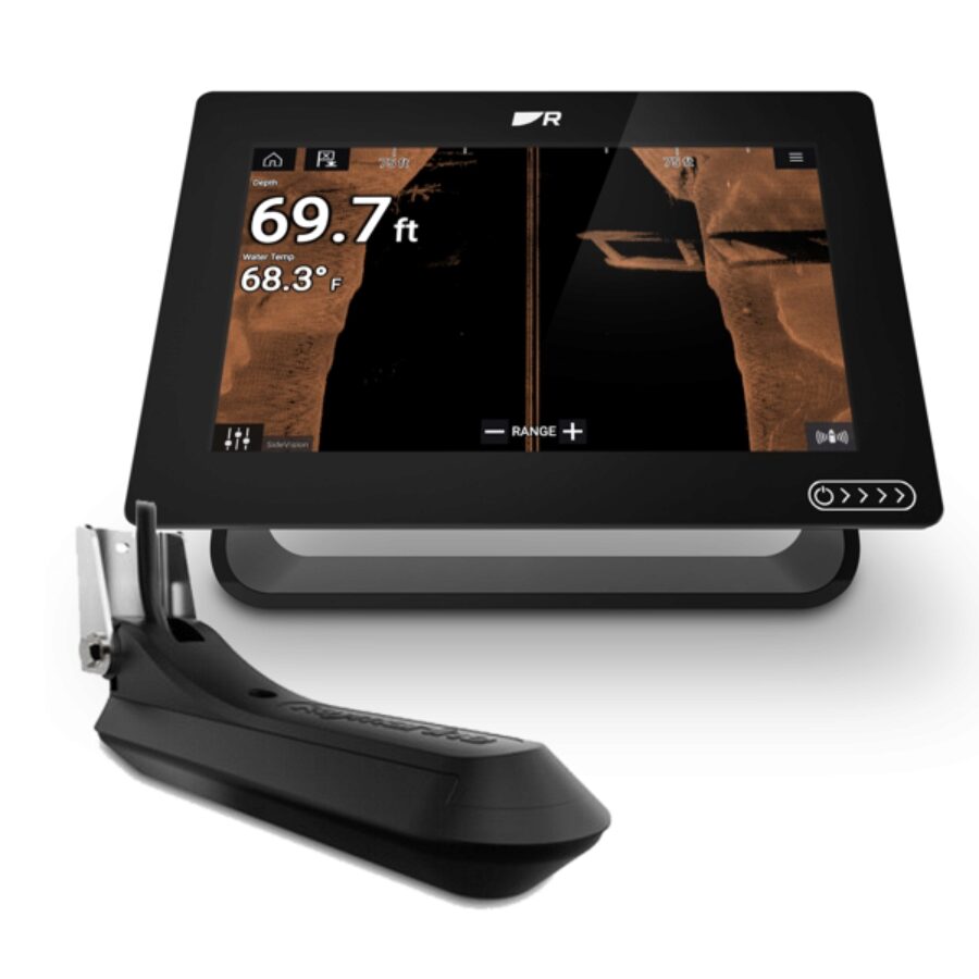 AXIOM+ 9 RV MFD With Integrated RealVision 3D Sonar and RV-100 Transducer
