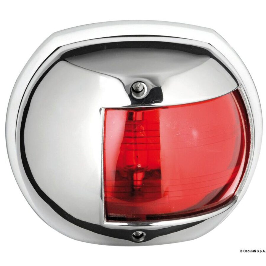 Maxi 20 Navigation Lights Made of Mirror-Polished AISI316 Stainless Steel - 225u00b0 bow