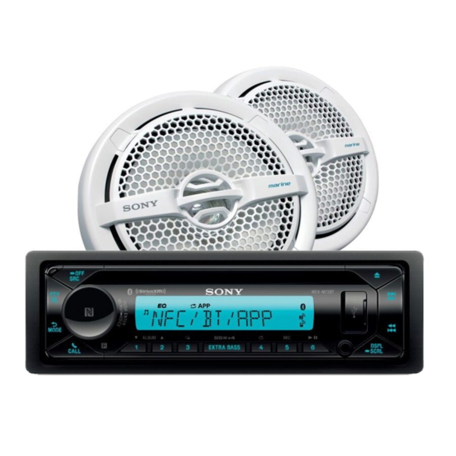 MEX-M72BT Marine CD Receiver / Bluetooth + MP1611 140W speaker