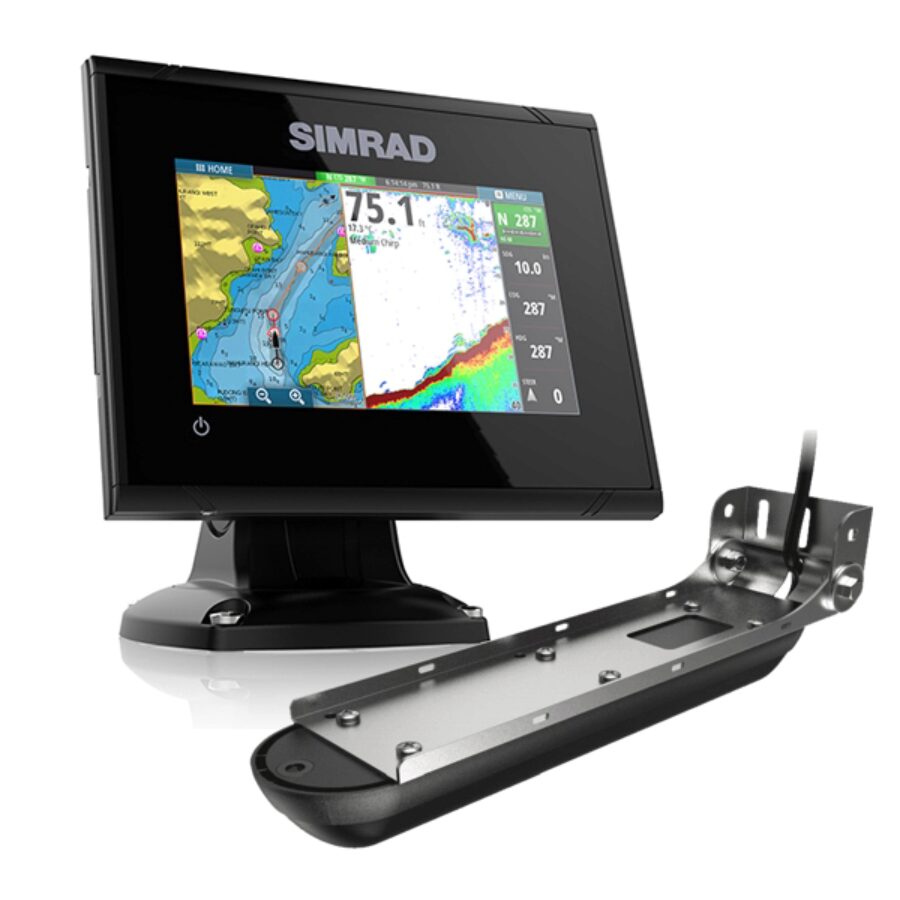 GO5 XSE 5 Inch Plotter / Sounder With Active Imaging 3 in 1 Transom Transducer