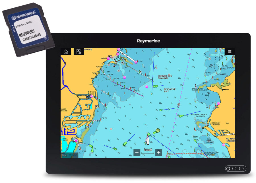 Axiom 12 - 12 Inch Multi Function Display With Navionics Plus Small Download Chart