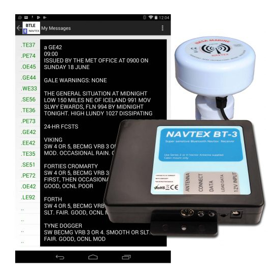 BT3 Bluetooth Navtex Receiver With H Vector Antenna