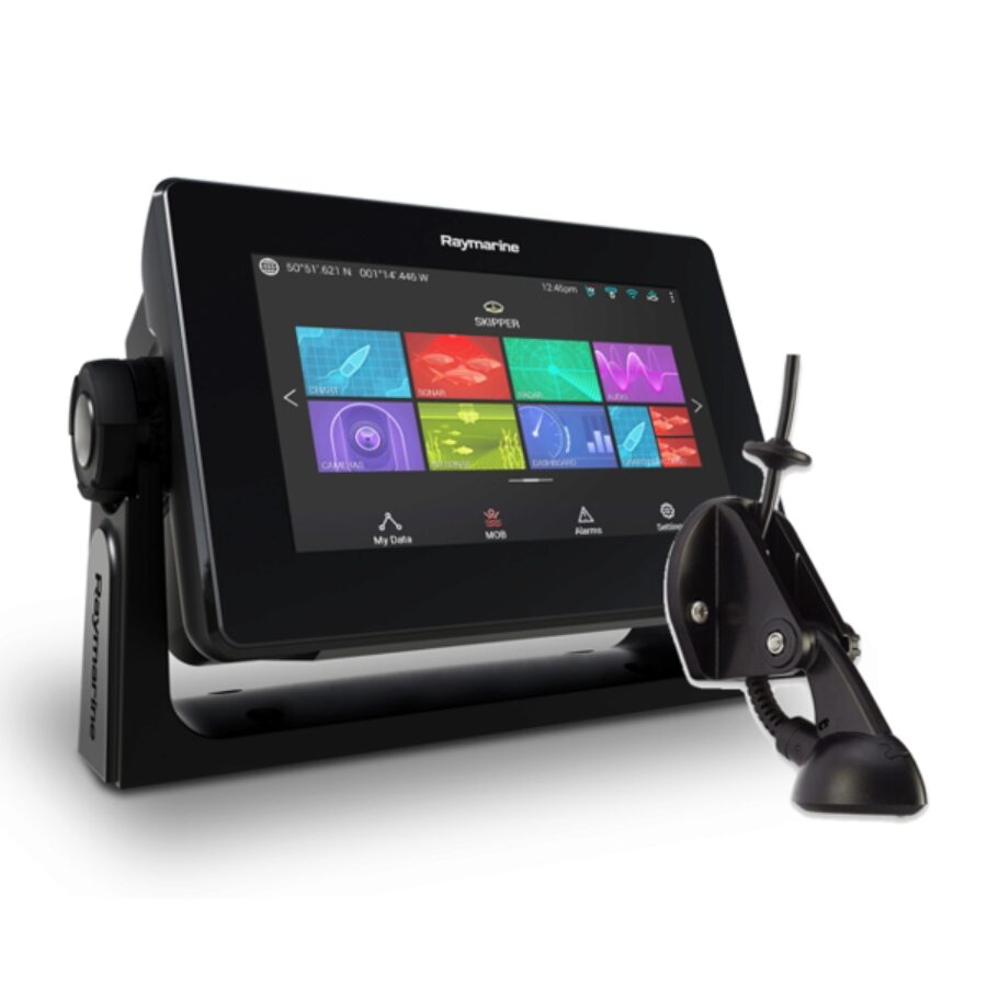Axiom 7 DV - 7 Inch Multi Function Display With DownVision 600W Sounder With CPT-S Chirp TR