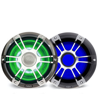 Fusion Signature Series 3 Sports Chrome Marine Speakers w/ CRGBW