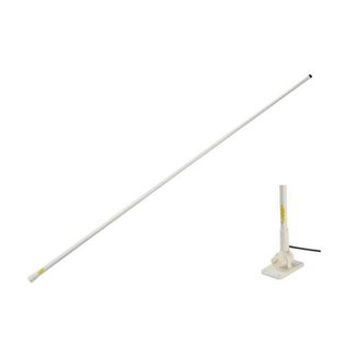 Supergain Capri 1.4m Powerboat VHF Antenna Fibreglass 3dB 6m Cable