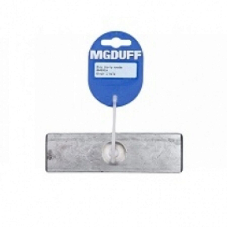 Zinc Strip Anode 6Inch Drilled One Hole