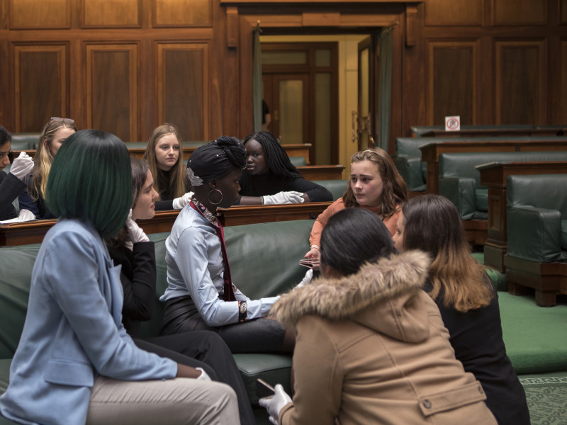 Prepping for a takeover: Girls Takeover Parliament at MoAD