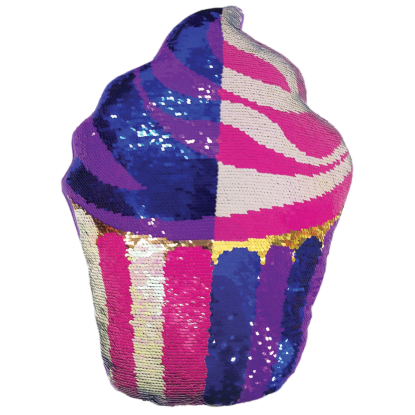 Picture of Cupcake Reversible Sequin Pillow