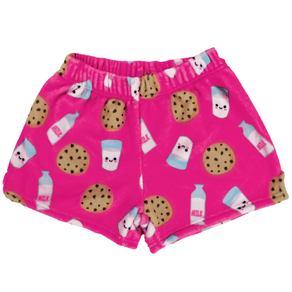 iscream Big Girls Silky Soft Plush Fleece Shorts Holiday Sweets Collection