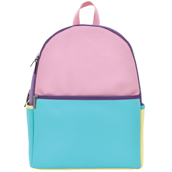 color block backpack