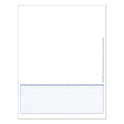 Standard Blank MICR Checks | FormCenter