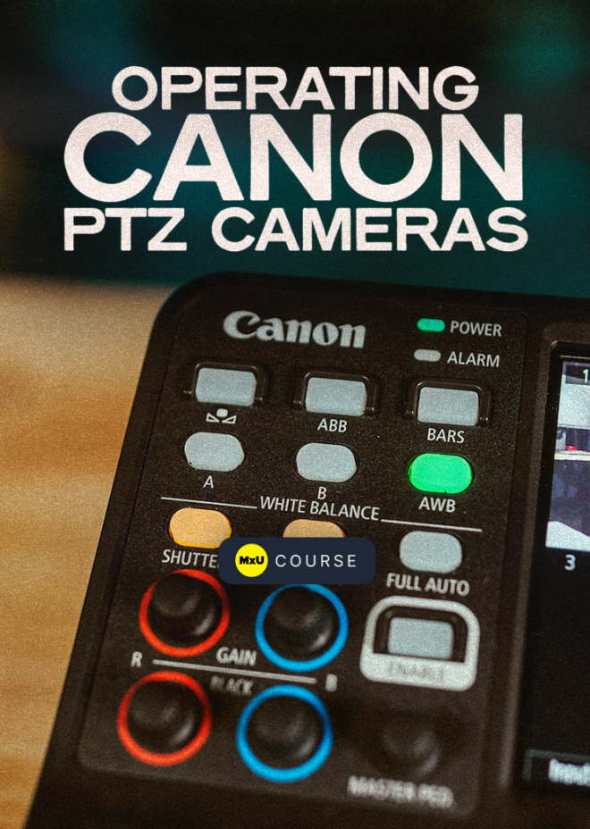 Operating Canon PTZ Cameras