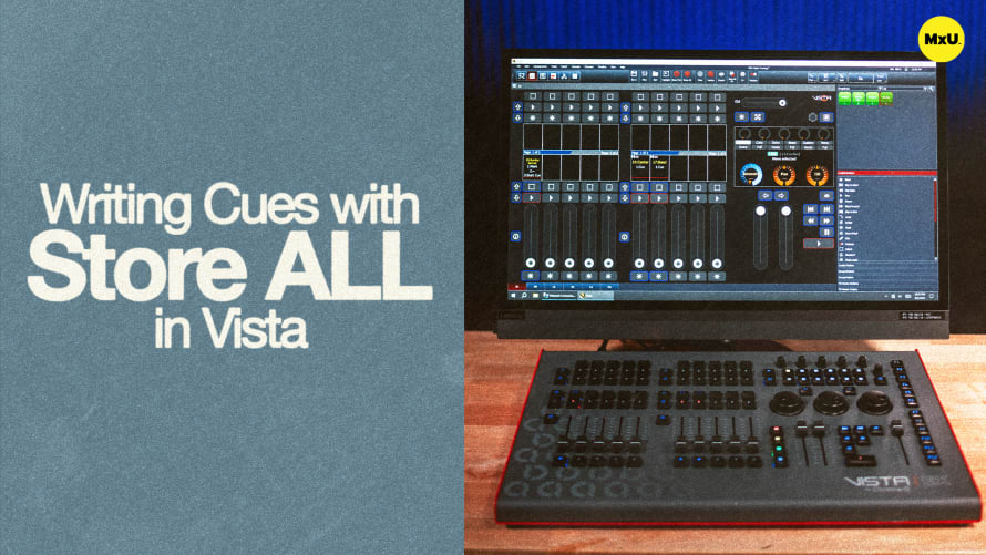 Writing Cues with Store All in Vista