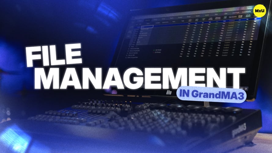 File Management in GrandMA3