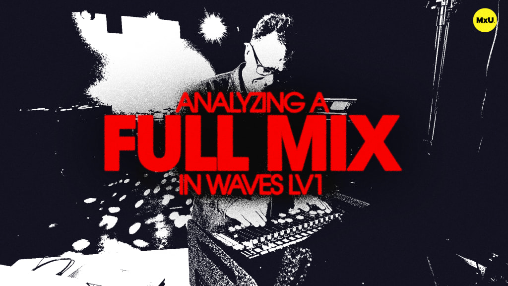 Analyzing a Full Mix in Waves LV1