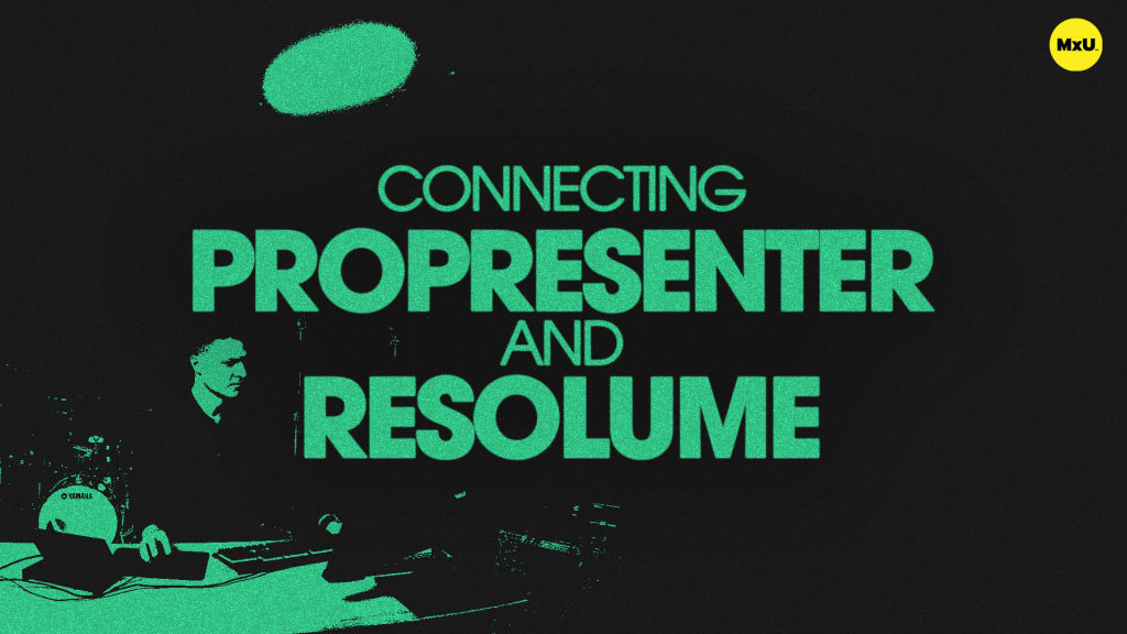 Connecting ProPresenter and Resolume