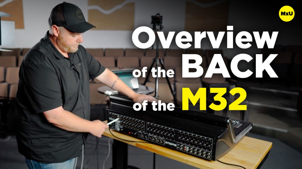 Overview of the Back of the X32 / M32