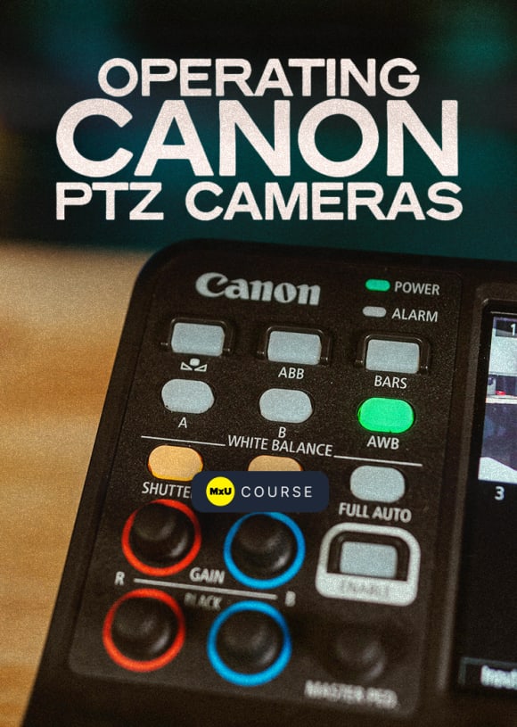 Operating Canon PTZ Cameras