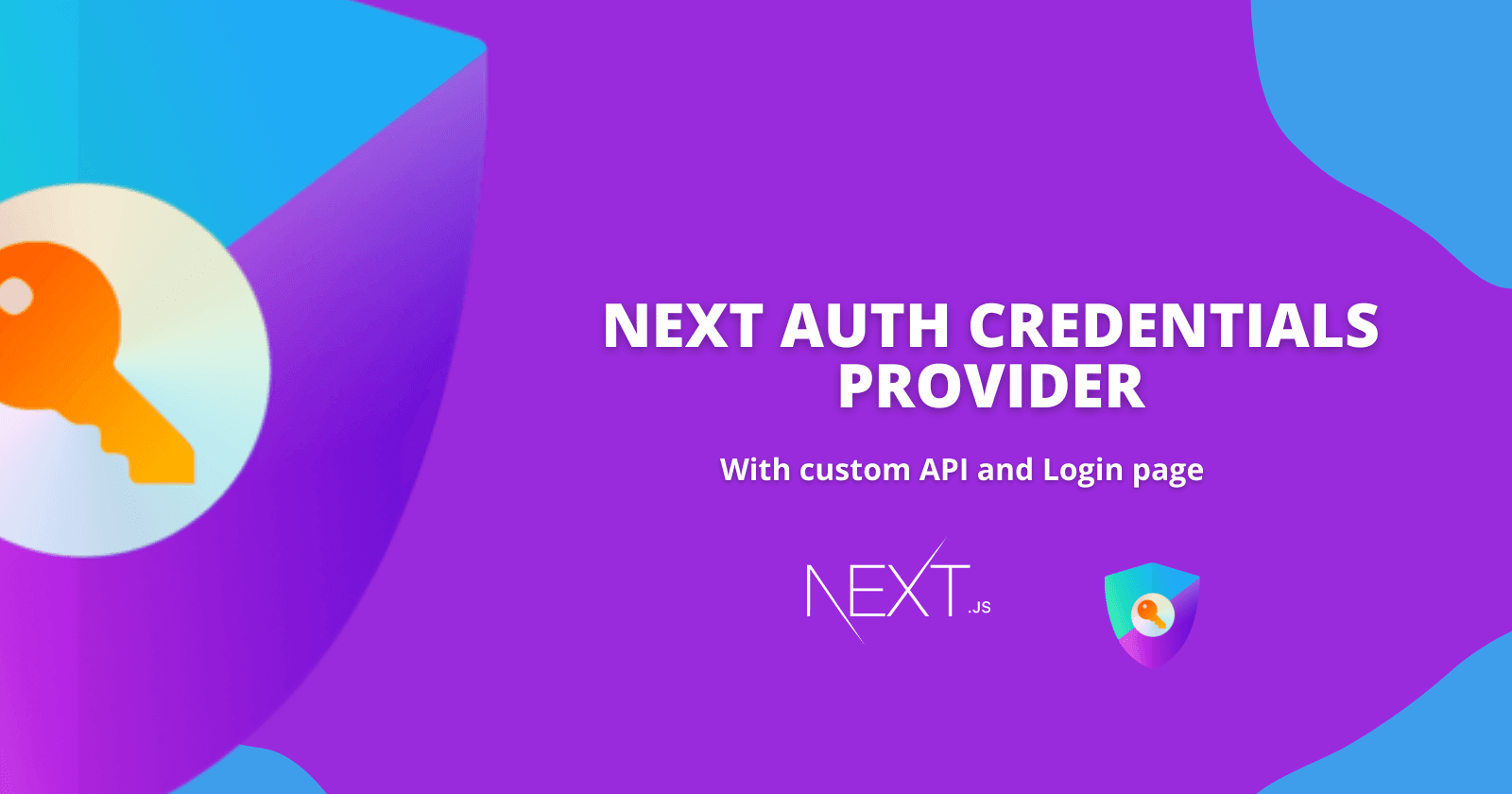 NextAuth credentials provider with custom backend and login page