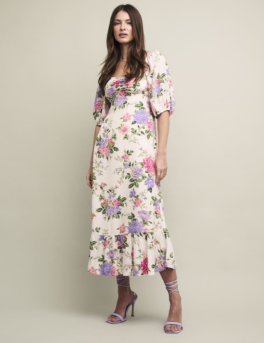 Floral Darcie Midi Dress