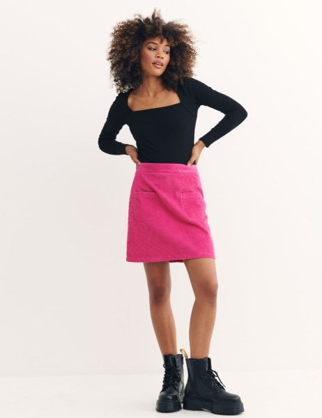 Tracey Cord Mini Skirt 