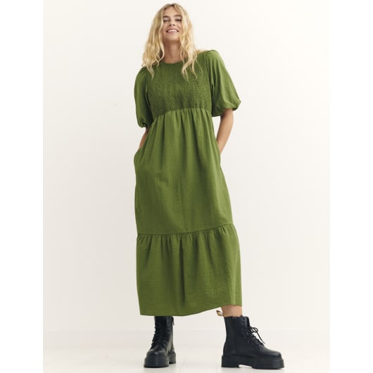 Green Kelsie Midi Dress | Nobody's Child