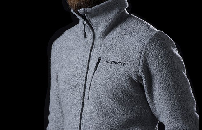 Norrona svalbard wool jacket for men
