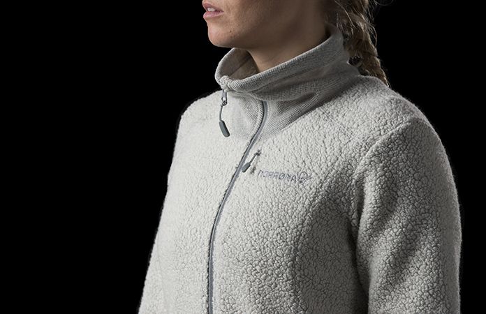 Norrona svalbard wool jacket for women