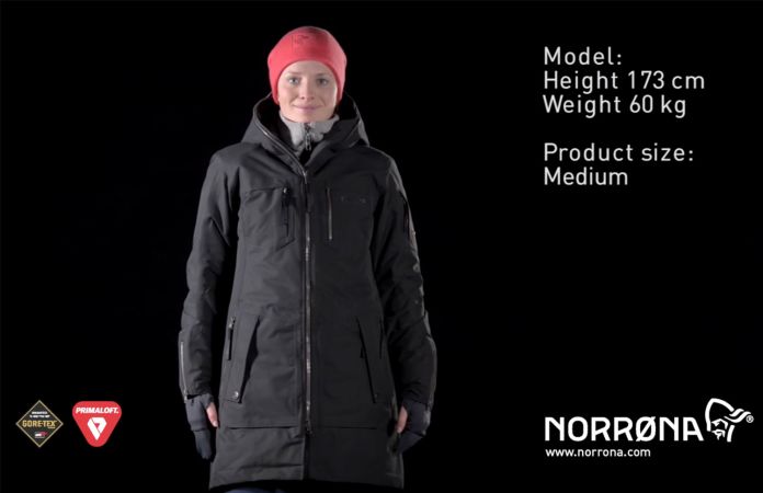 Norrona women Gore-Tex Parka with PrimaLoft