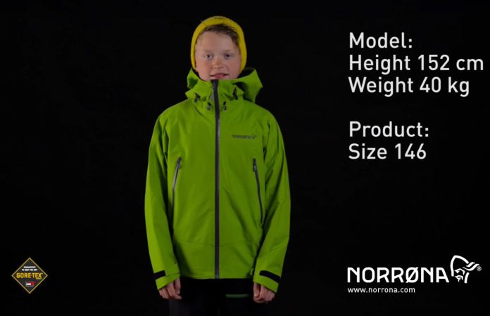 Norrona falketind waterproof jacket kids