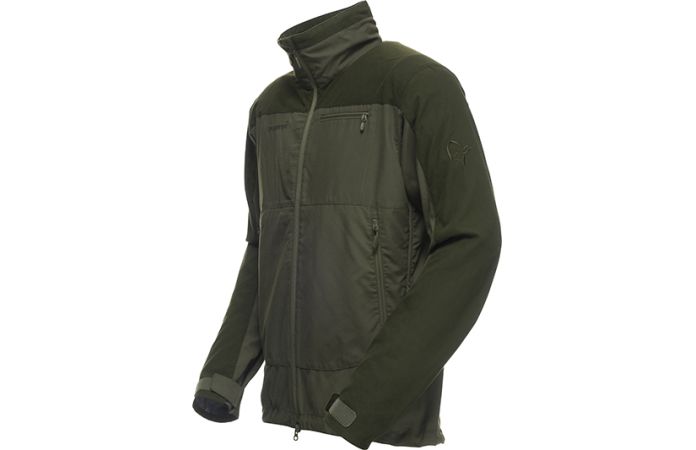 Norrøna jaktjakke med fleece og forsterkede vanntette områder - Finnskogen hybrid jacket