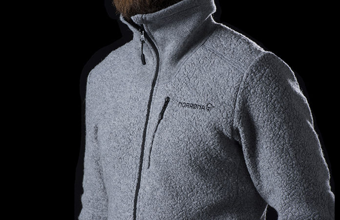 Norrona svalbard wool jacket for men