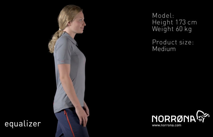 norrøna light womens t-shirt for mountain biking