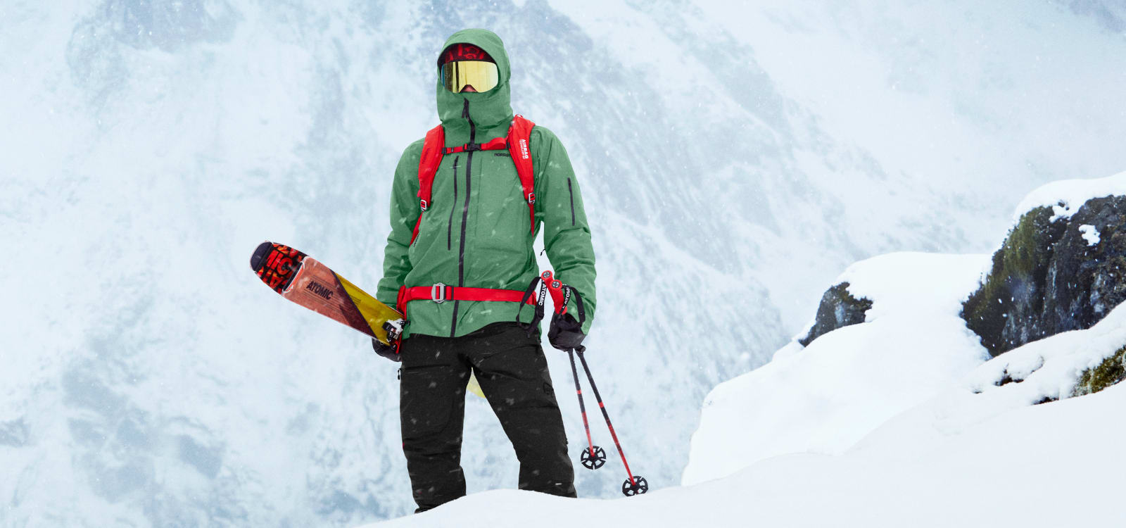 lofoten kolleksjonen til han Norrøna® Norrøna lofoten Gore Tex Primaloft jakke for ski til herre