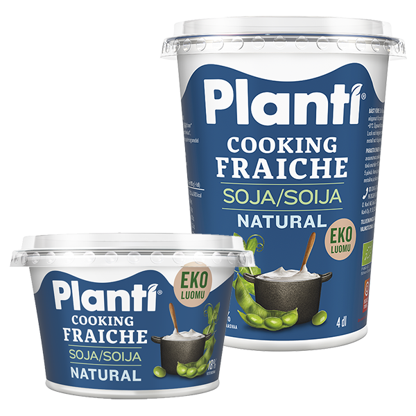 Planti Cooking Fraiche Naturell i två förpackningar