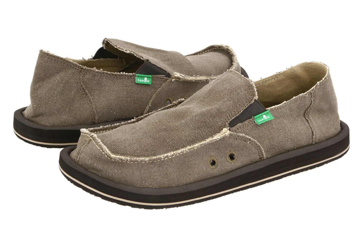 Sanuk Men's Vagabond Slip-On Shoe Brown - 10