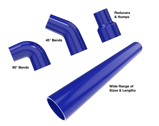 Clearance: Blue Silicone Hose