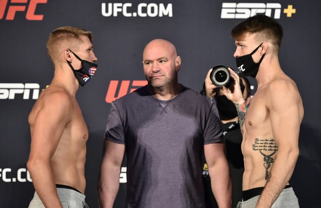 Max Rohskopf, a former NC State wrestler, makes his UFC debut Saturday against Austin Hubbard