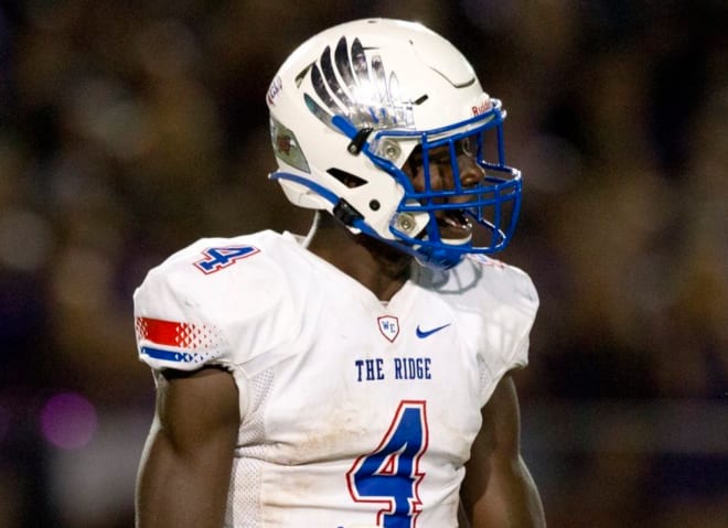 Conroe (Texas) Oak Ridge running back and Notre Dame target Alton McCaskill