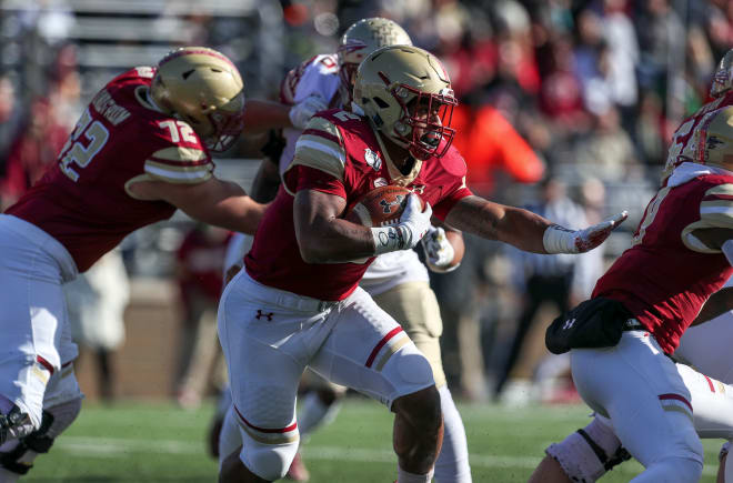 Boston College running back A.J. Dillon