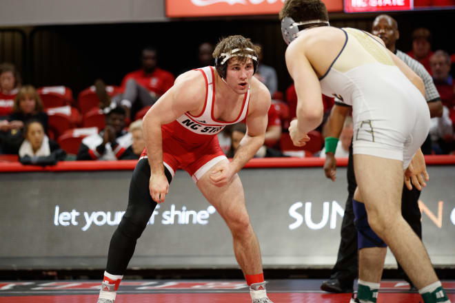 NC State Wolfpack wrestling redshirt junior Nick Reenan