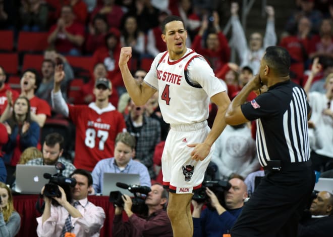 NC State sophomore forward Jericole Hellems came off the bench for 16 points in the Wolfpack's 77-73 win over Pittsburgh on Saturday in Raleigh.