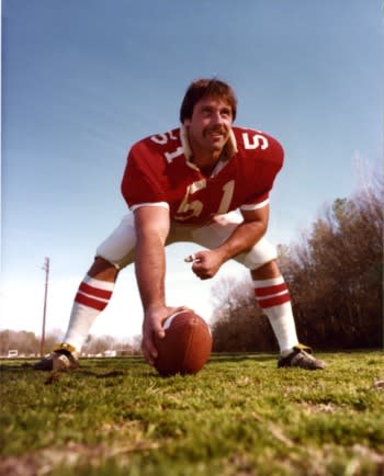 No. 51 Jim Ritcher is considered the most decorated offensive lineman in NC State history.