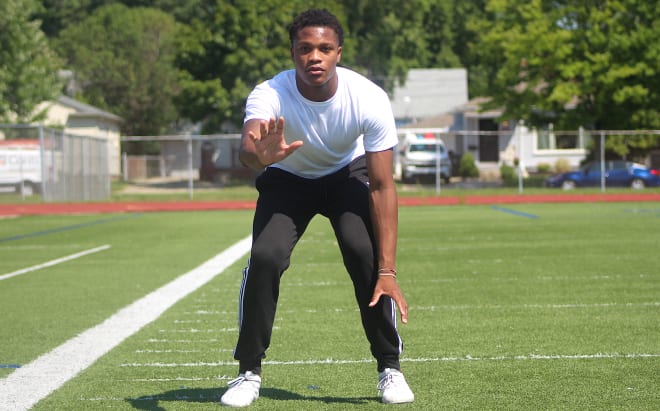 Rivals100 defensive back Myles Rowser holds a Michigan Wolverines football recruiting offer from Jim Harbaugh. 