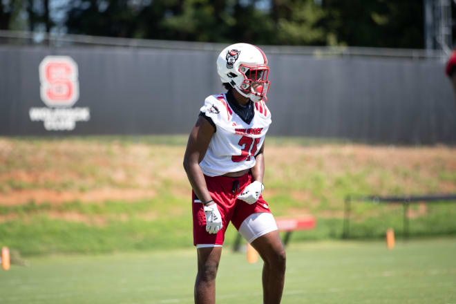 NC State Wolfpack football linebacker Vi Jones