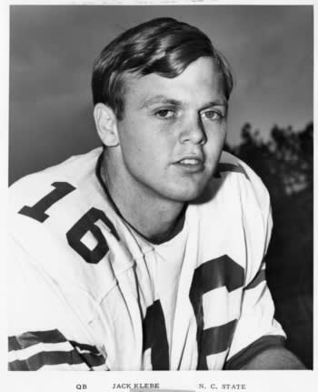 Quarterback Jack Klebe led NC State to the 1968 ACC Championship.