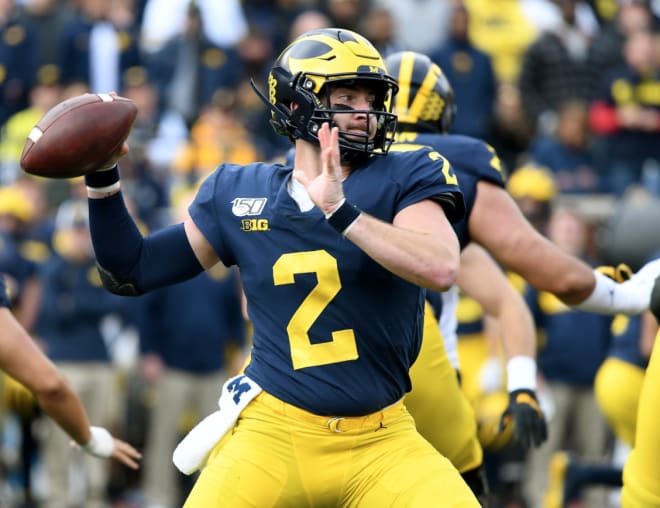 Former Michigan Wolverines football quarterback Shea Patterson