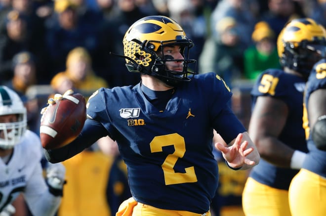 Michigan Wolverines football quarterback Shea Patterson