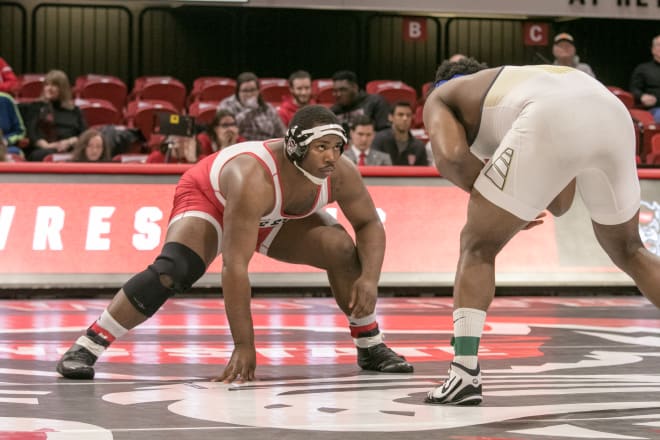 NC State wrestling's Deonte Wilson is trying to continue climbing the national rankings